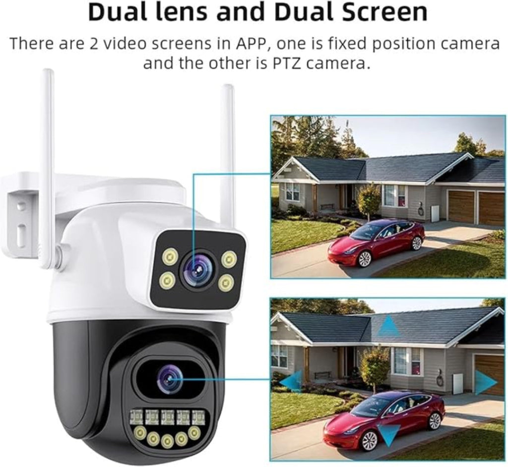 Câmara Dupla 5g Wi-Fi Full HD 1480p, à prova de água + cartão de mémoria 32GB gràtis hoje !