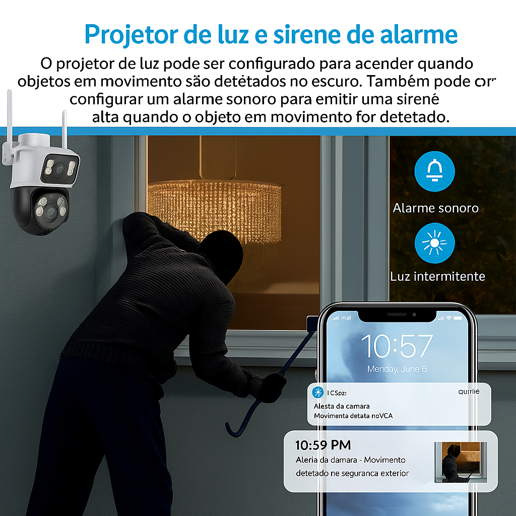 Câmara Dupla 5g Wi-Fi Full HD 1480p, à prova de água + cartão de mémoria 32GB gràtis hoje !